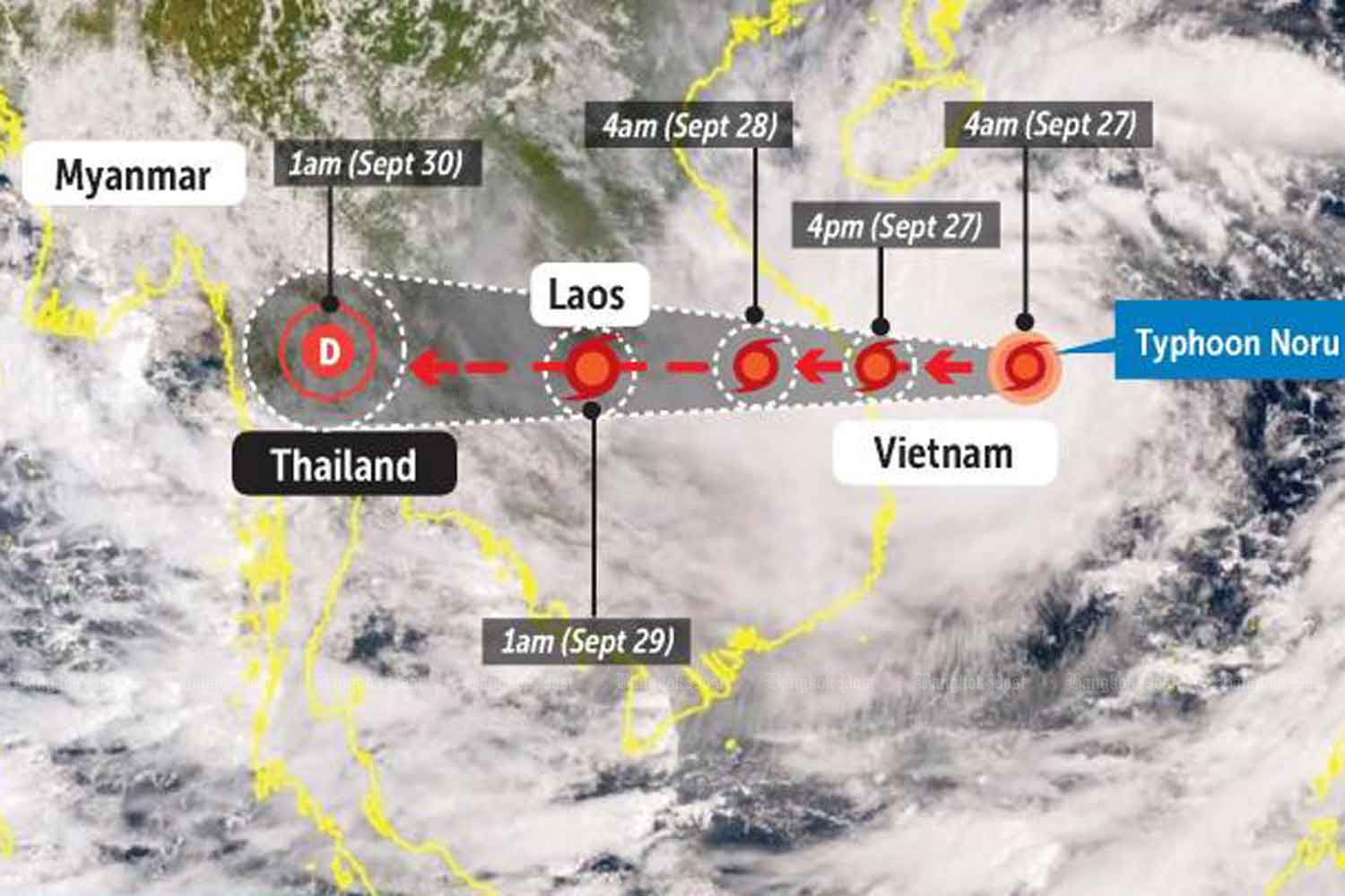 Northeast braces for Typhoon Noru Bangkok Post Learning - Learn