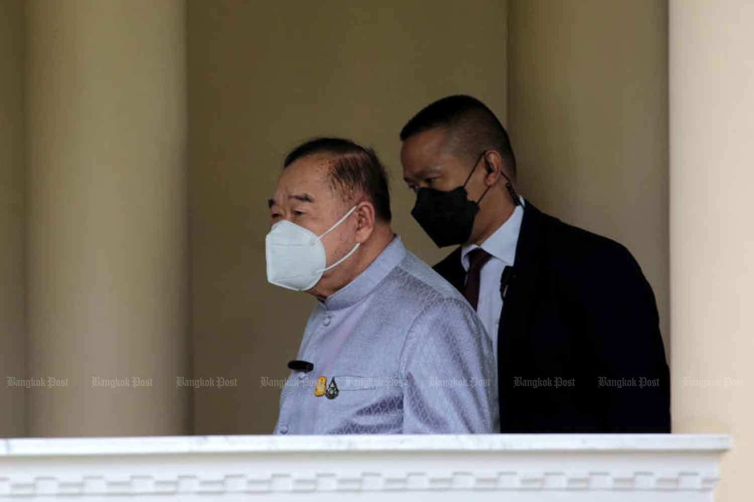 Deputy Prime Minister Prawit Wongsuwon is at Government House on Sept 20. (Photo: Chanat Katanyu)