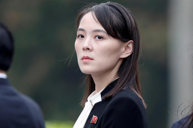 Kim Yo Jong, sister of North Korea's leader Kim Jong Un attends wreath-laying ceremony at Ho Chi Minh Mausoleum in Hanoi, Vietnam, on March 2, 2019. (Photo: Reuters)