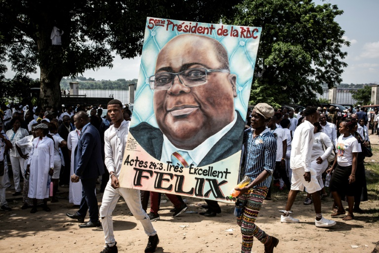 President Felix Tshisekedi came to power in the Democratic Republic of Congo in January 2019. (AFP Photo)