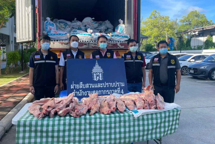 12 tonnes of smuggled pork cuts seized in South - Vimarsana News