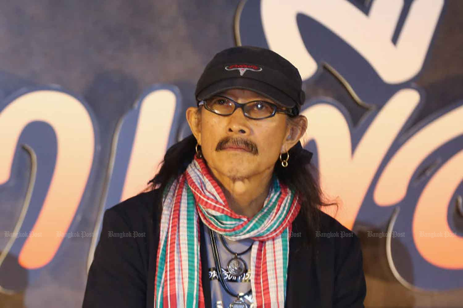 Veteran musician Yuenyong Opakul, aka Aed Carabao.