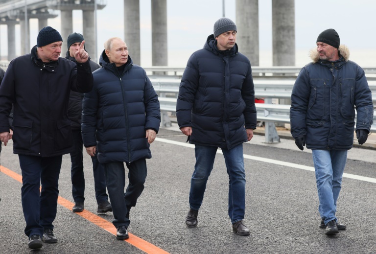 Putin spoke days after visiting the bridge linking Moscow-annexed Crimea to Russia's mainland weeks after it was bombed Putin spoke days after visiting the bridge linking Moscow-annexed Crimea to Russia's mainland weeks after it was bombed