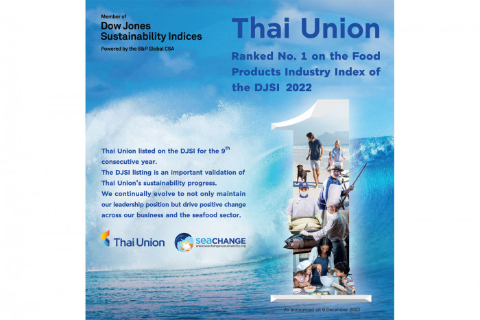 Thai Union ranked No. 1 in food industry on Dow Jones sustainability indices - Vimarsana News