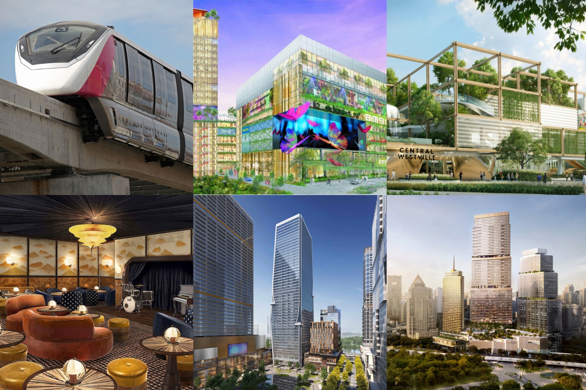 The EM District in Bangkok - The Emporium, EmQuartier and EmSphere