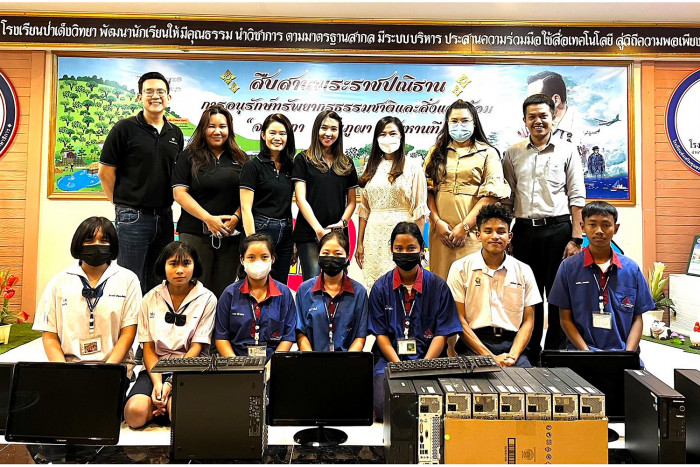 Donation of computer desktops to needy rural schools in coordination with Bangkok Post Foundation - Vimarsana News
