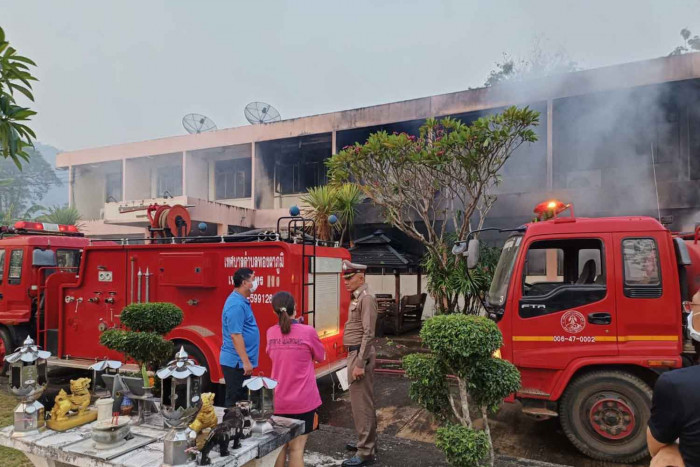 Fire damages data at district prosecution office - Vimarsana News