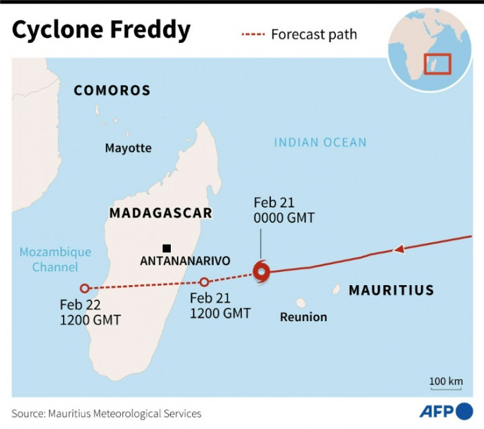 Cyclone Freddy hits Madagascar, four killed - Vimarsana News