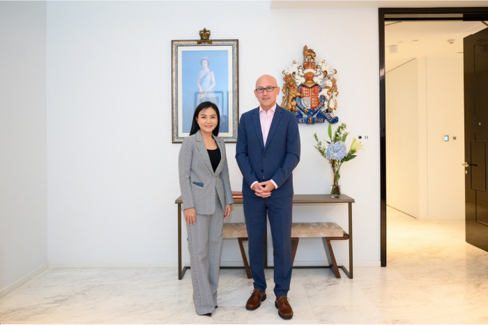 PPRP treasurer meets British Ambassador to Thailand to exchange political and social views - Vimarsana News