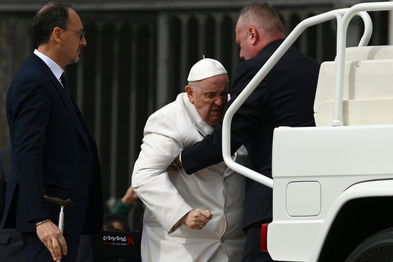 Pope Francis spends night in hospital after breathing issues