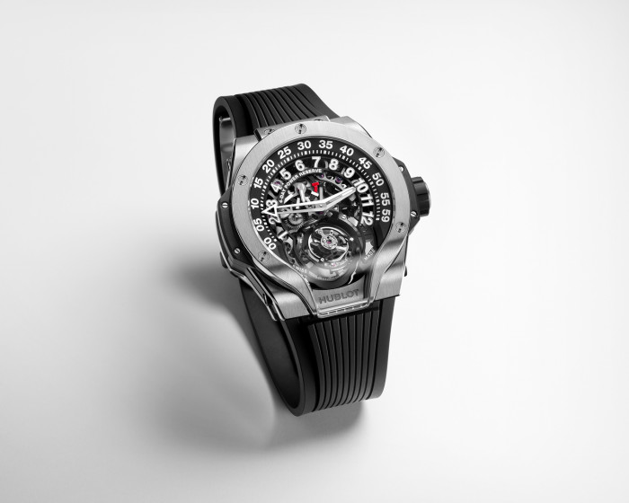 The MP-13: A New 100% Hublot manufacture complication with a double axis tourbillon and dual retrograde display - Vimarsana News