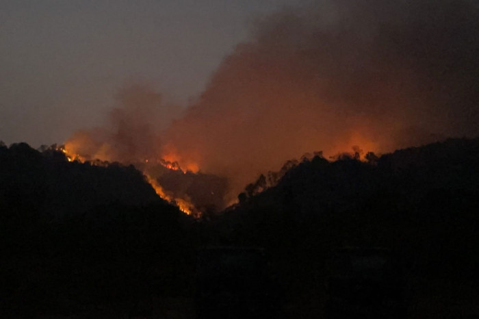 Khao Tabak hit by another wildfire - Vimarsana News