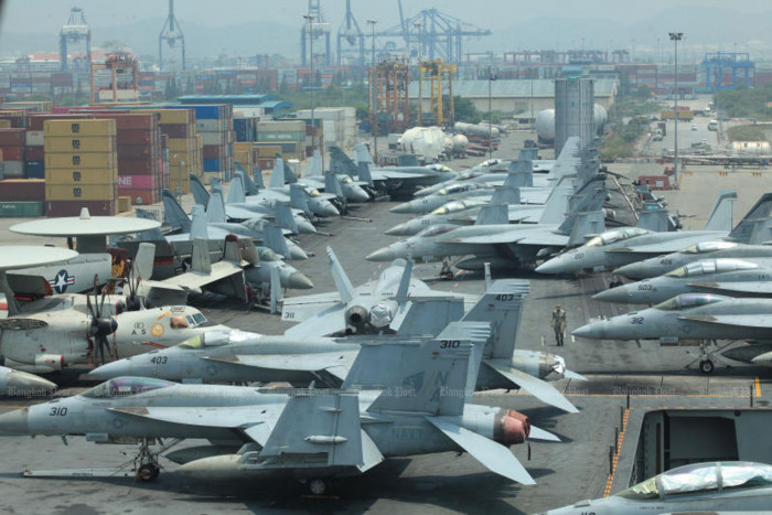 Ties hailed as US strike group docks - Vimarsana News