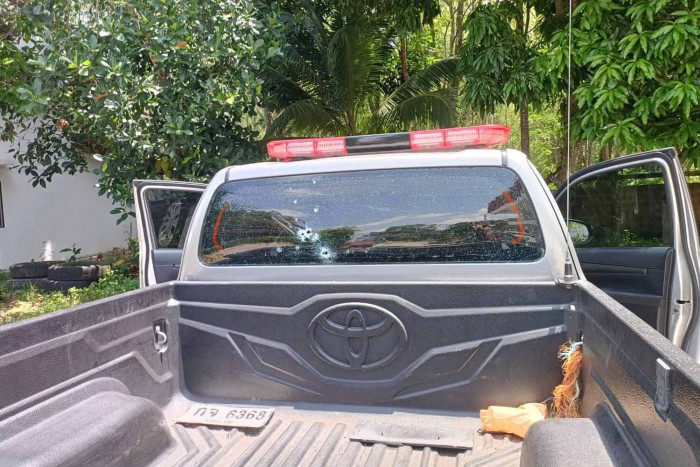 Bangkok Post - Two policemen shot from ambush in Yala