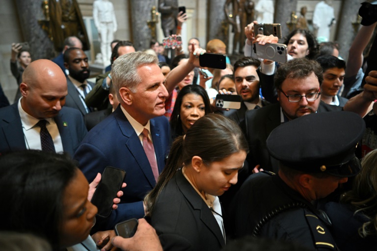 US House Speaker Kevin McCarthy described the deal as "transformational". (Photo: AFP)