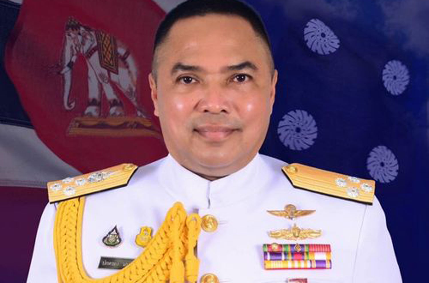 Navy spokesman Adm Pokkrong Monthatphalin says navy commander Adm Choengchai Chomchoengpaet has ordered a probe into a claim about irregularities in the purchase of armoured vehicles (AVs) worth more than 440 million baht. (Photo: Royal Thai Navy)