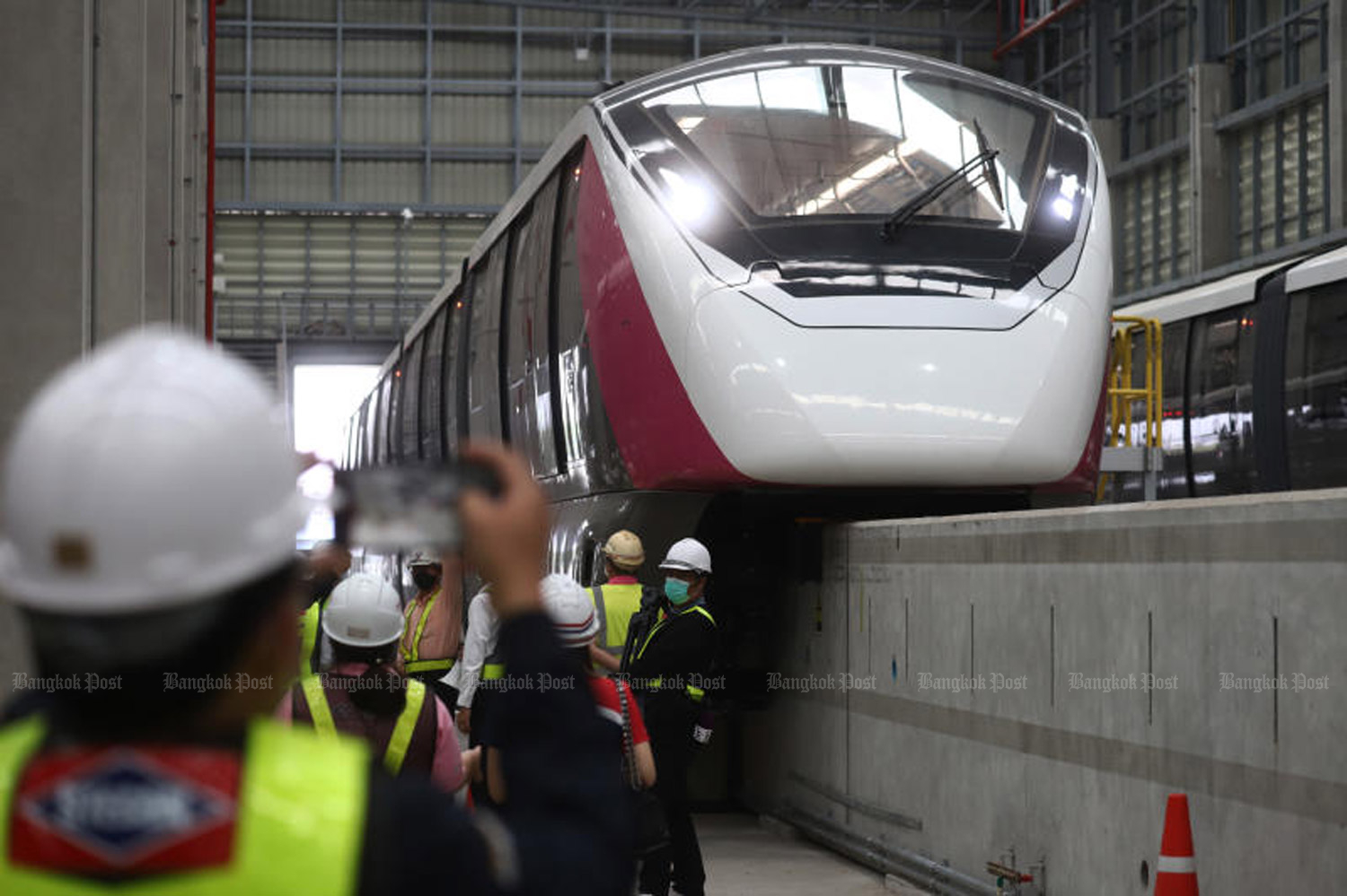 Pink Line test runs check safety