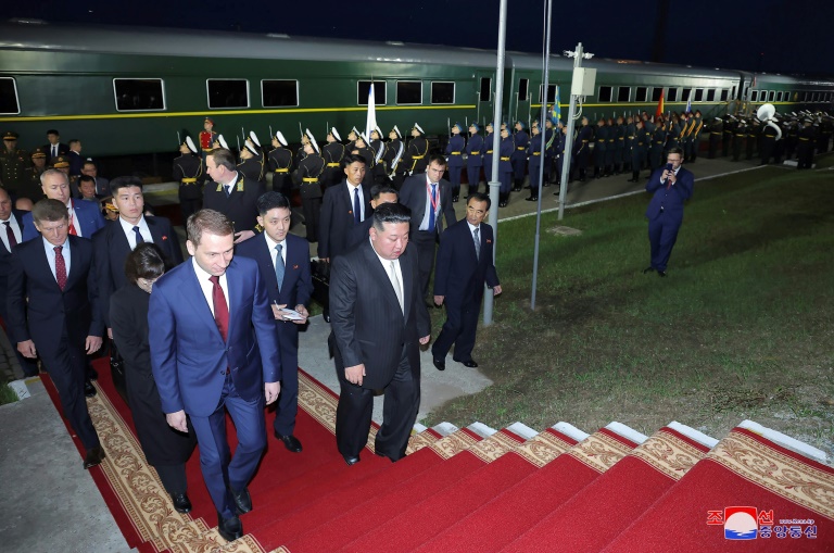 North Korean leader Kim Jong Un has arrived in Russia. (Photo: AFP)