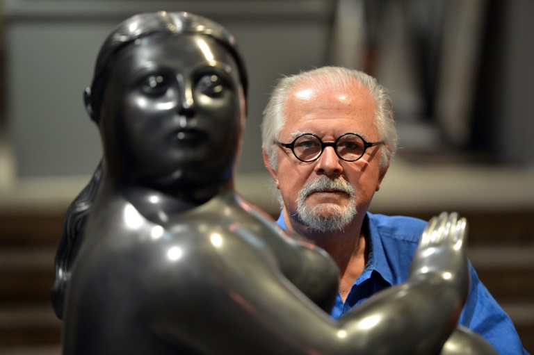 Colombian artist Fernado Botero was known for depictions of voluptuous people and animals.