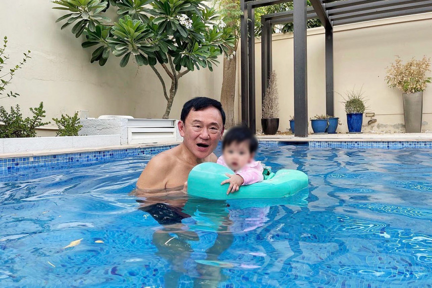 Thaksin ‘pool party’ allegation all wet
