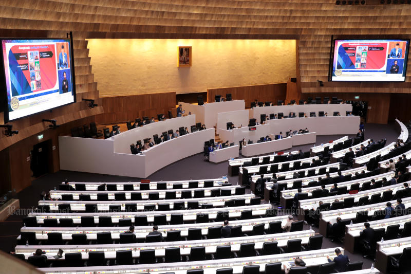 A parliamentary session in September 2023. (Photo: Chanat Katanyu)