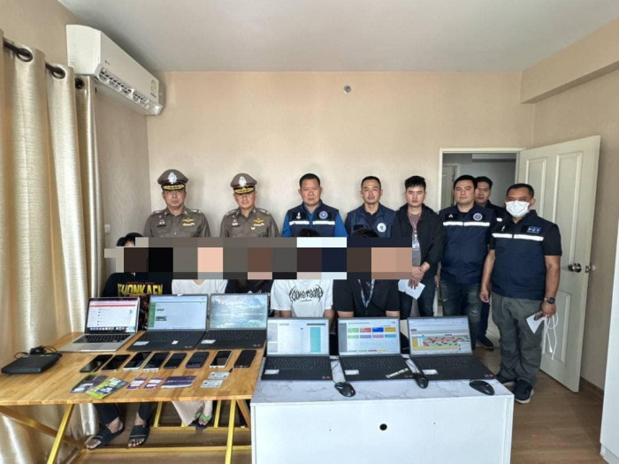 Bangkok Post - Five held in Chiang Mai online gambling raids
