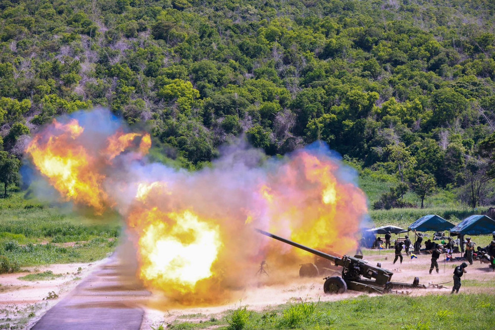 Forces drill for border skirmish