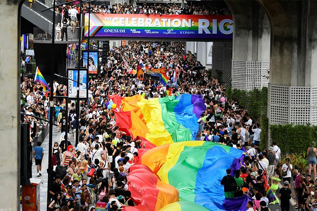 Bangkok Post - Naruemit Pride flies the rainbow flag on the road to equality - Vimarsana News