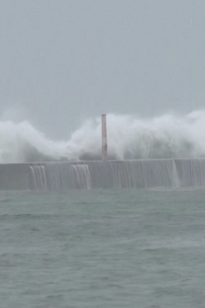 Taiwan braces for powerful typhoon along southwest coast