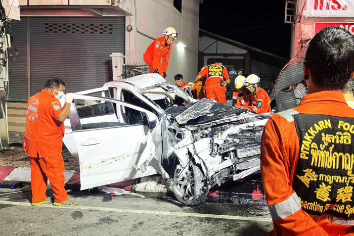 Bangkok Post Three Killed In Speeding Truck Crash