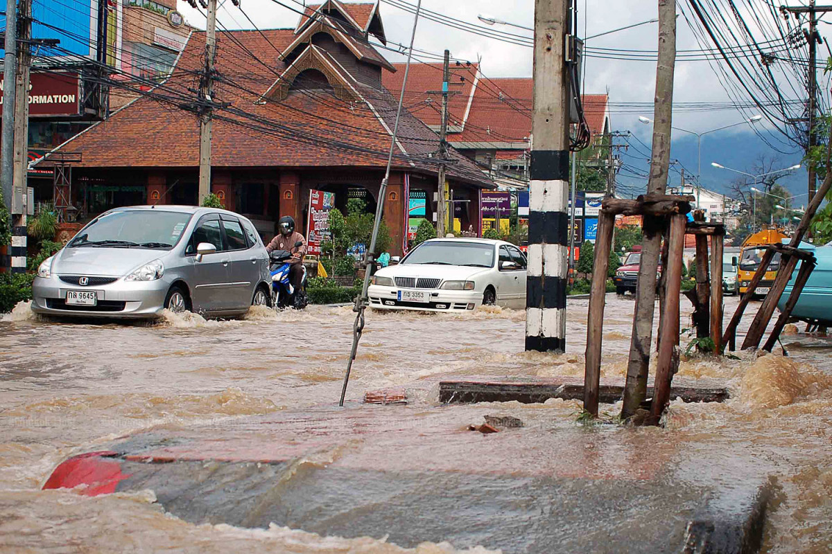 Bangkok Post - Prolonged floods in Chiang Mai raise subsidence risk