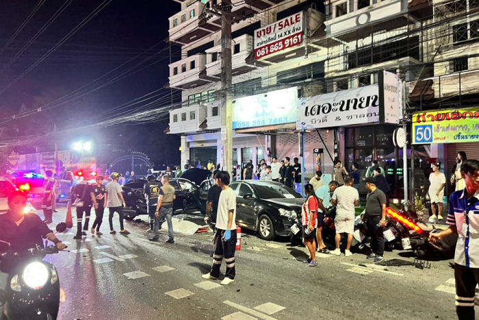 Chinese driver hits multiple vehicles, killing one in Pattaya Bangkok ...