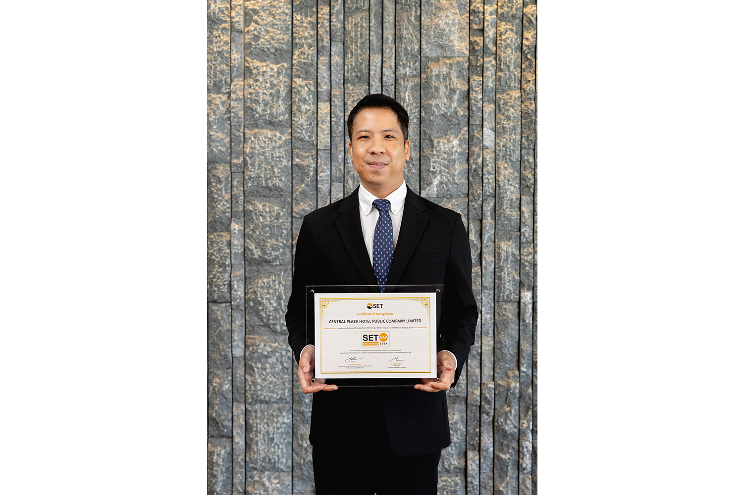 Bangkok Post - CENTEL Secures Top “AAA” Rating for ESG Excellence