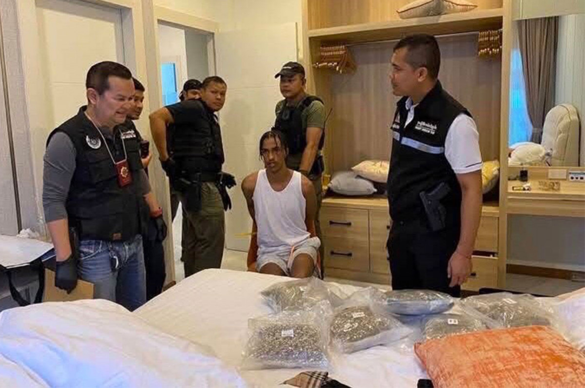 Bangkok Post - Britons busted with ganja and laughing gas in Phuket