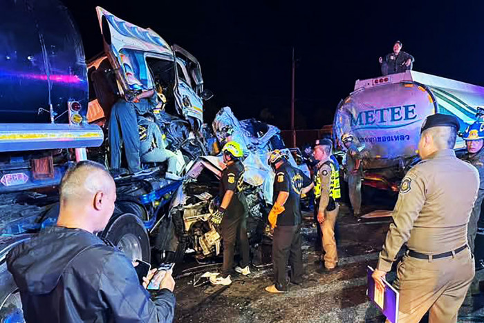Eight killed in horrific crash on motorway Bangkok Post Learning