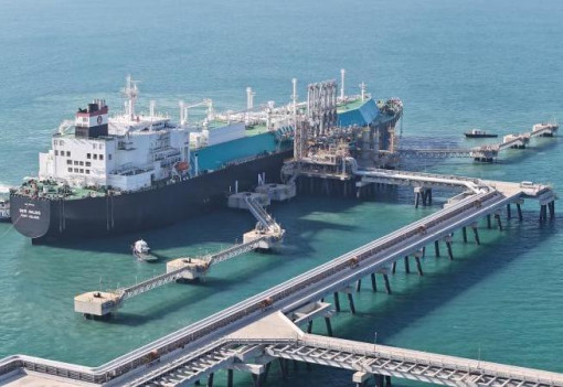Gulf takes delivery of an LNG shipment in January 2025. (Photo supplied)