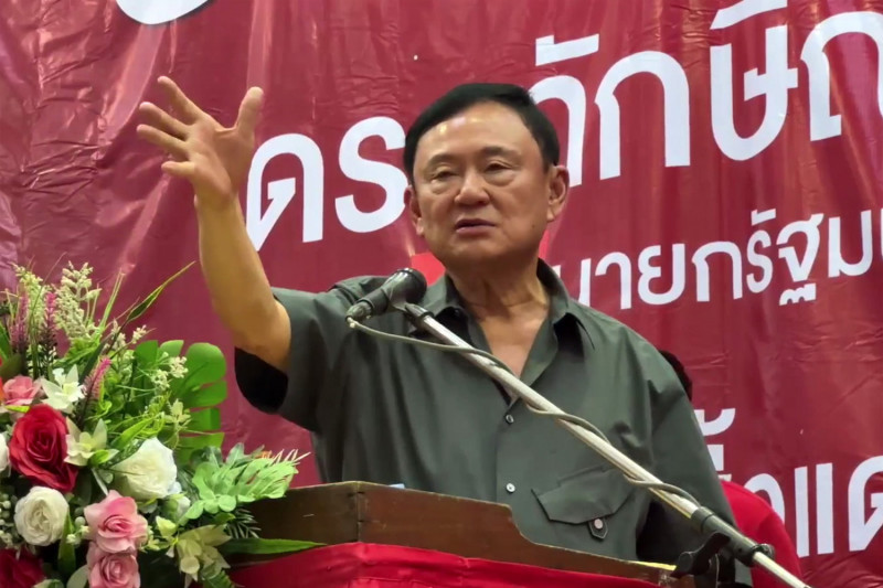 Former prime minister Thaksin Shinawatra. (File photo)