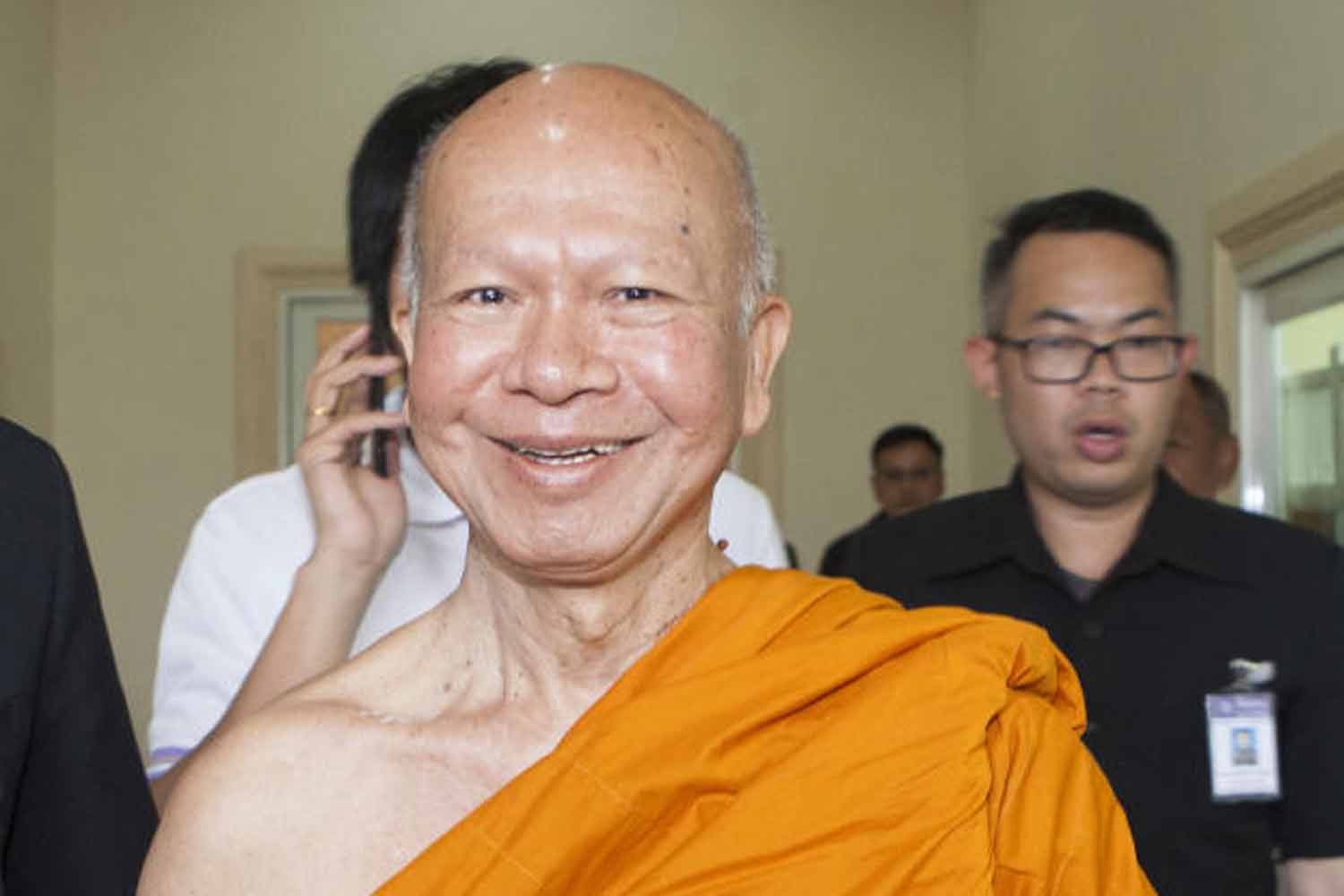 Bangkok Post - Fugitive monk surrenders in temple fund case after 7 ...