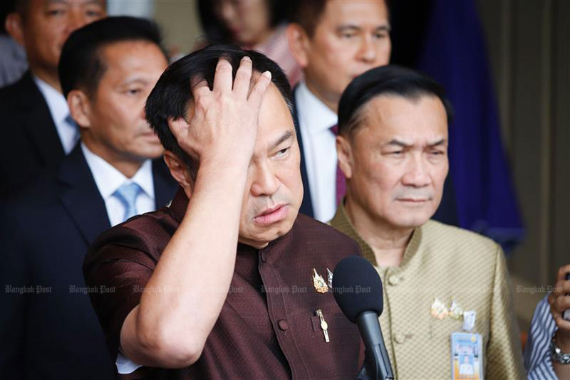 Bhumjaithai Party leader Anutin Charnvirakul has been feuding with Prime Minister Paetongtarn Shinawatra over control of the Interior Ministry.