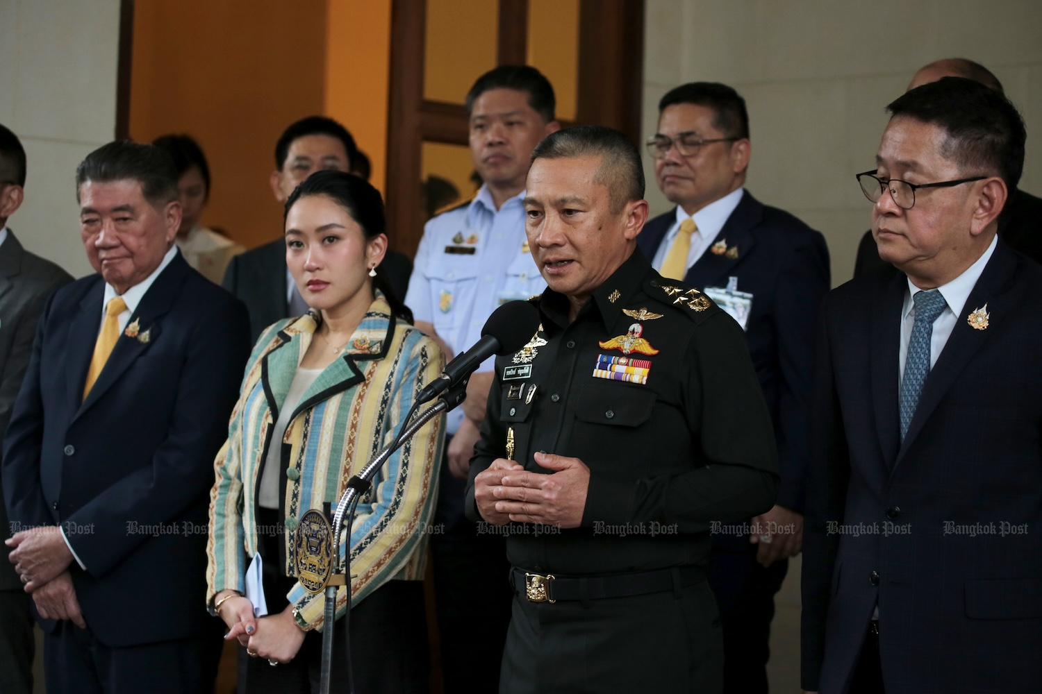 Prime Minister Paetongtarn Shinawatra will be the focus of what is expected to be a large rally to call for her resignation at Victory Monument on Saturday. (Photo: Chanat Katanyu)