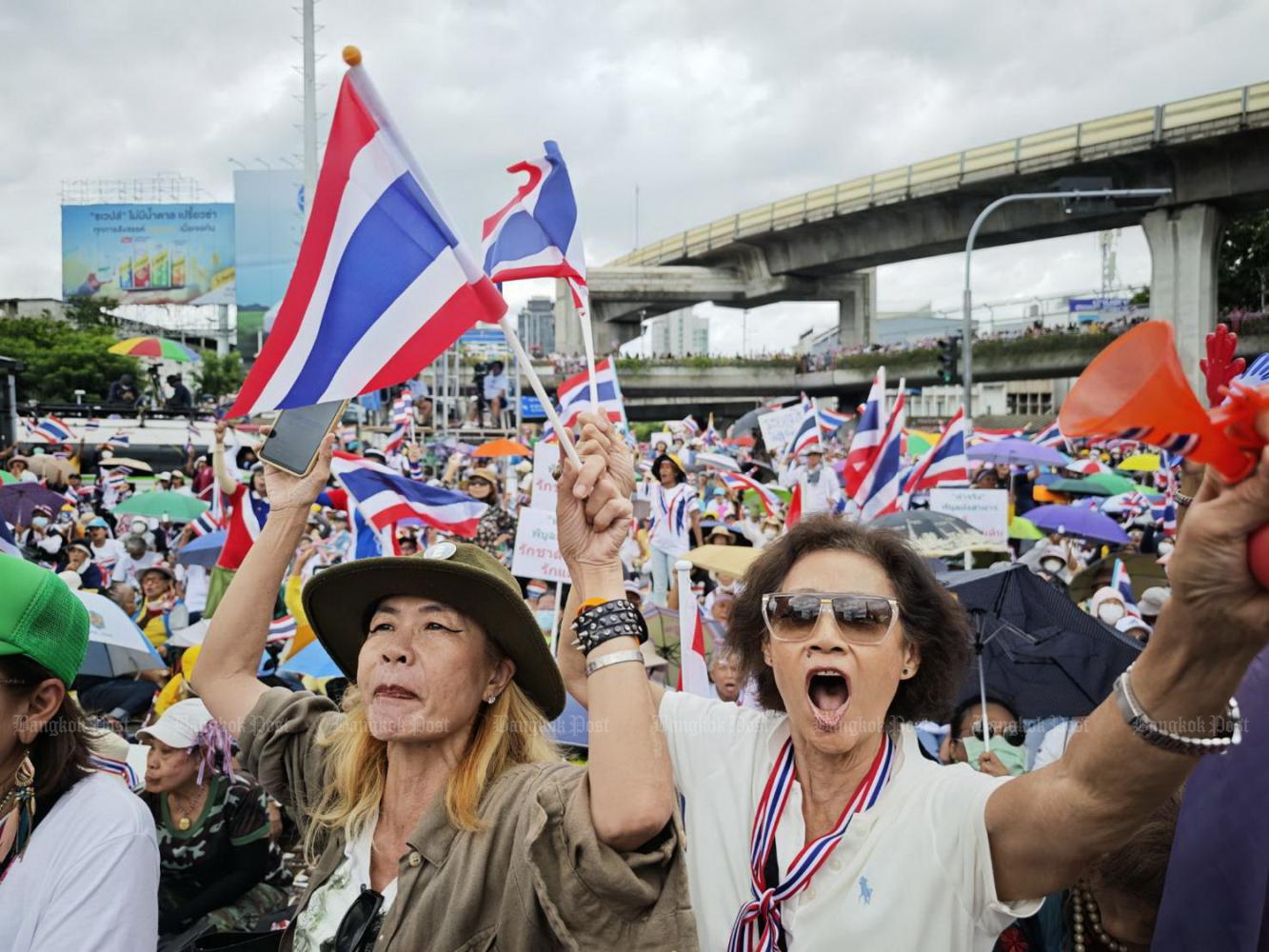 Protesters demand Thai PM’s ouster over leaked call