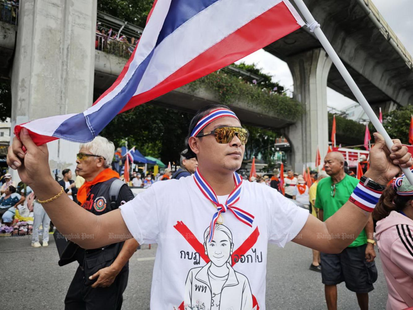 Protesters demand Thai PM’s ouster over leaked call