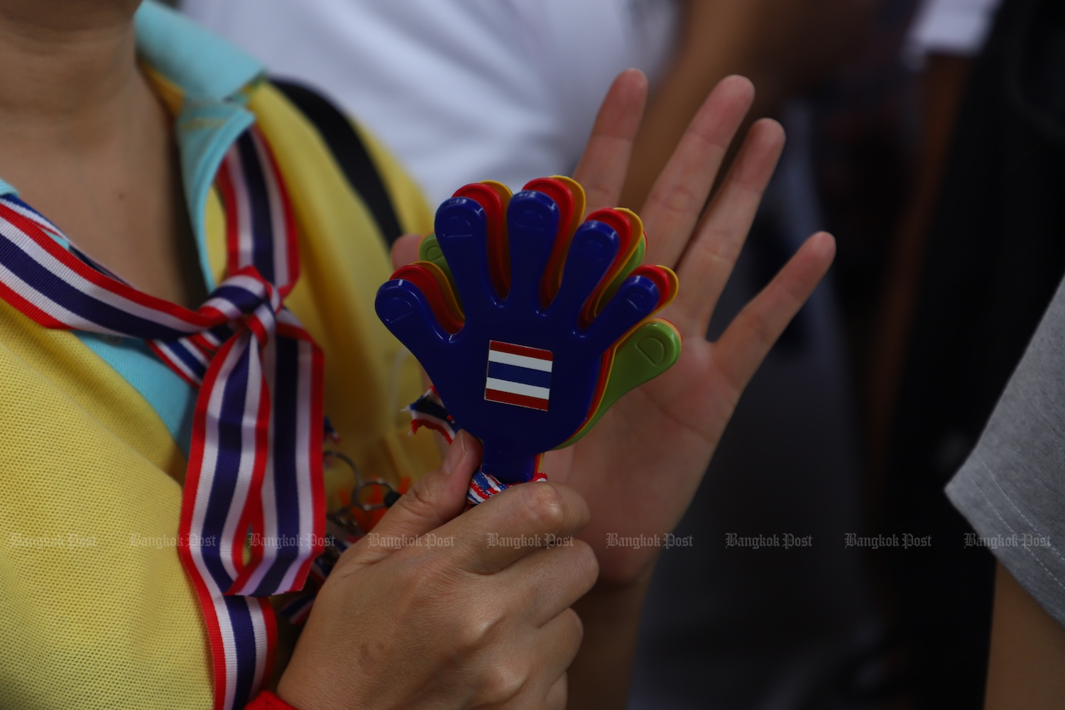 Must-have accessories for a protest in Bangkok. (Photo: Nutthawat Wichieanbut)