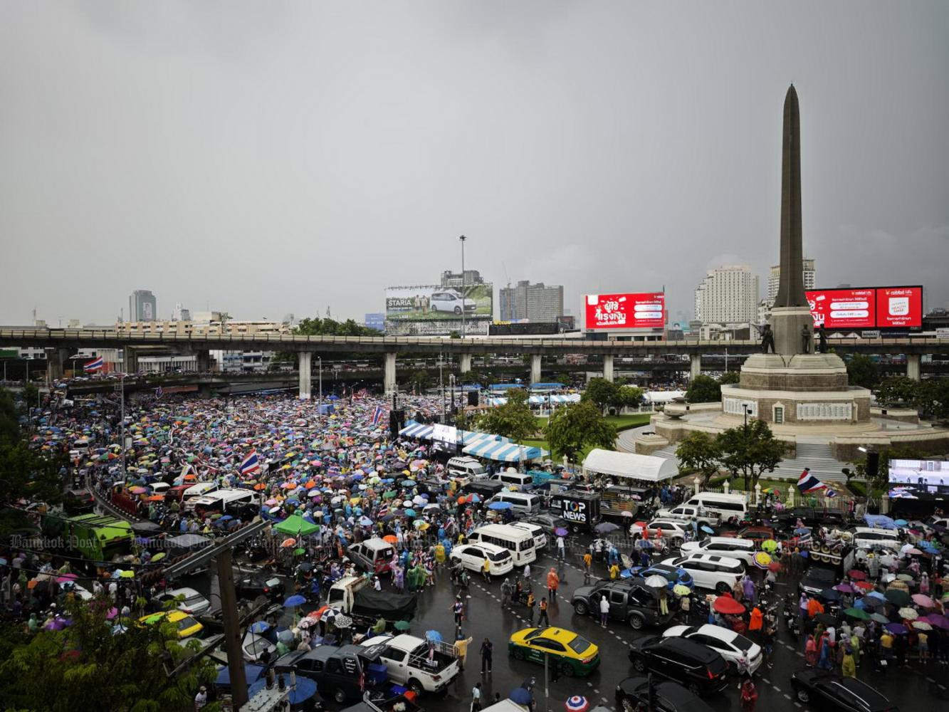 Protesters demand Thai PM’s ouster over leaked call