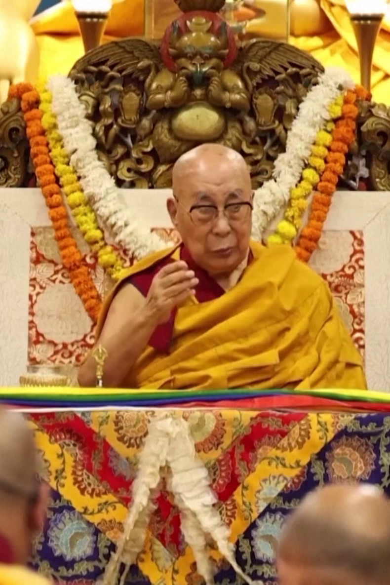 Thousands attend a ceremony for the Dalai Lama ahead of his 90th birthday