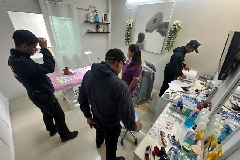 Illegal skin-care clinic busted on Koh Phangan