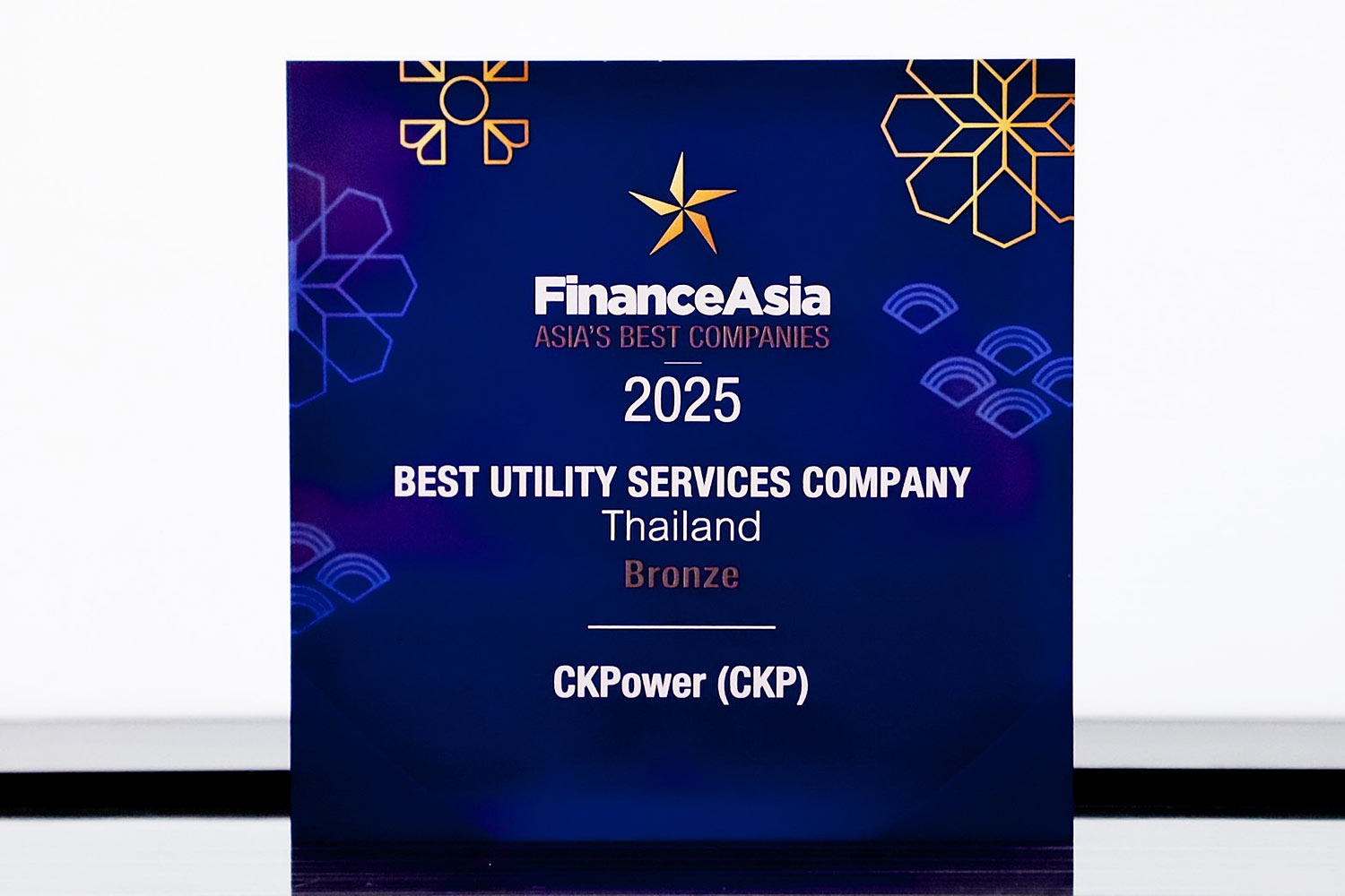 Ckc Power Bangkok Post - CK Power earns regional recognition from FinanceAsia