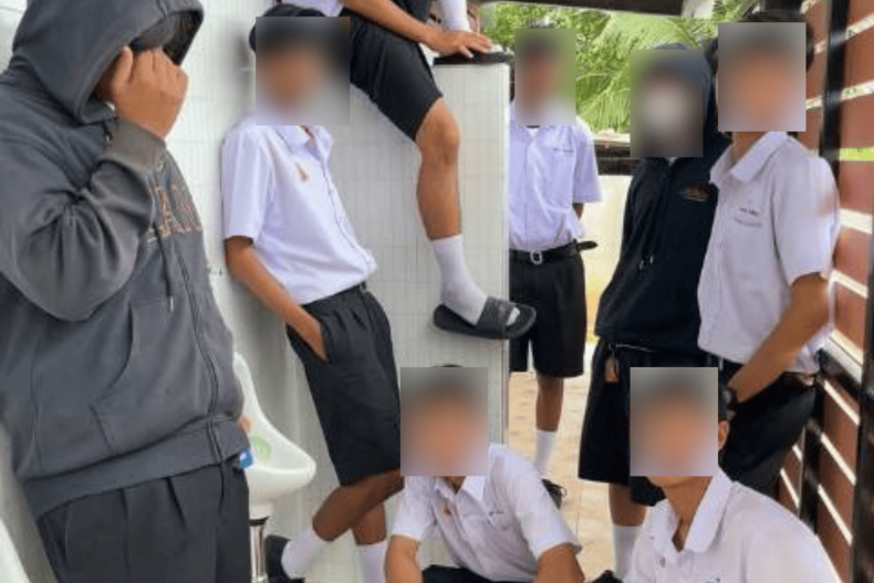 Members of youth gang arrested after vandalism spree in Korat