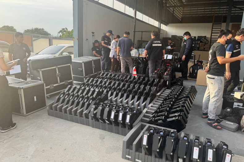 Police seize drones from Samut Prakan warehouse