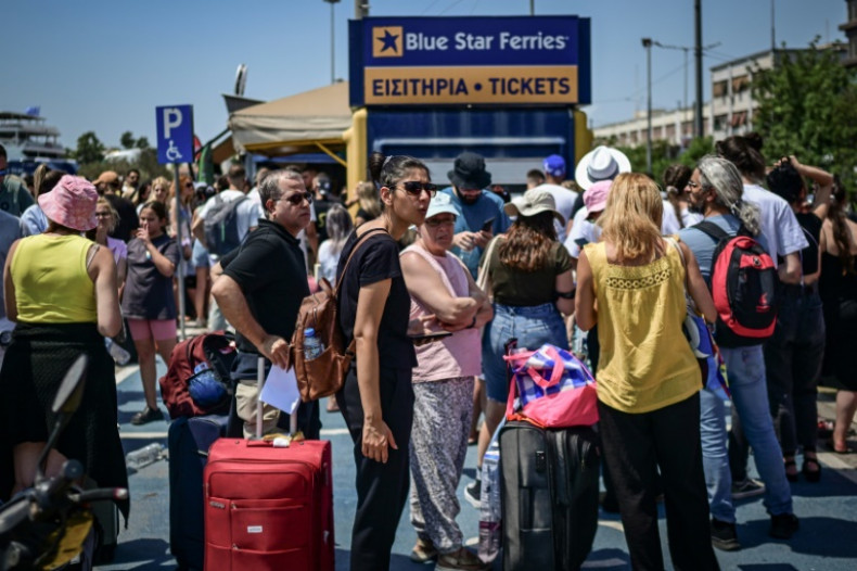 Two tourists die as gale-force winds lash Greece